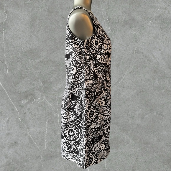 💟Kim Rogers Black and White Floral Dress - Picture 6 of 14